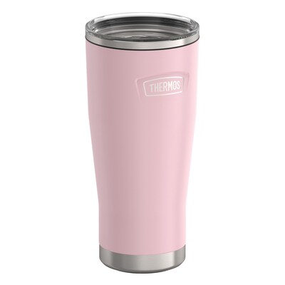 Thermos Icon Stainless Steel Vacuum Insulated Tumbler with Slide Lock, 24 oz., Sunset Pink (IS1122SP