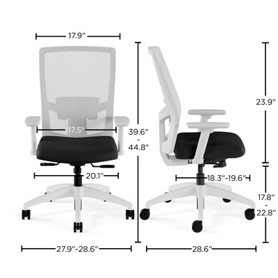 Union & Scale™ Workplace2.0™ 500 Series Fabric Task Chair, Black (53481)