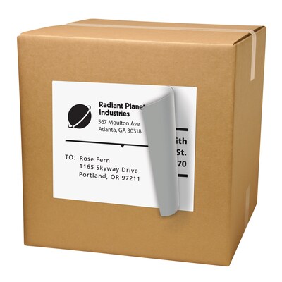 Avery TrueBlock Laser Shipping Labels, 8.5" x 11", Matte White, 25 Labels/Pack (5265)