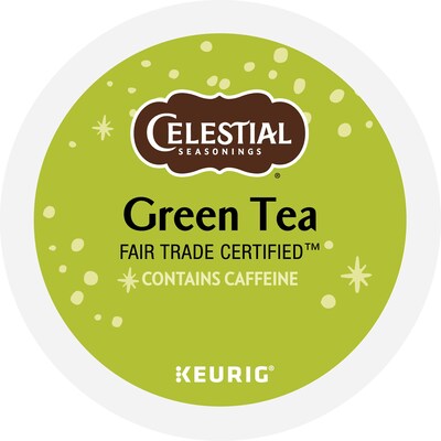 Celestial Seasonings Green Tea, Keurig® K-Cup® Pods, 96/Carton (14734)