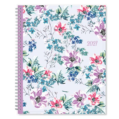 2027 Blue Sky Laila 8.5 x 11 Calendar Year Weekly & Monthly Planner, Plastic Cover (137273-27)
