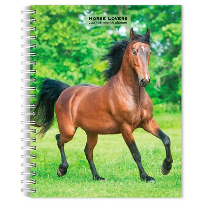 2027 BrownTrout Horse Lovers 6.5 x 7.8 Calendar Year Weekly Standard Planner, Multicolor (9798330709458)