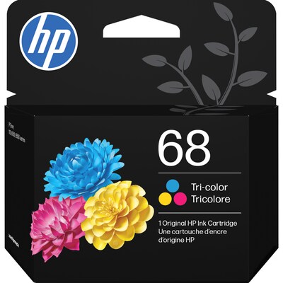 HP 68 Tri-color Standard Yield Ink Cartridge, Prints Up to 120 Pages (7FP20TN)