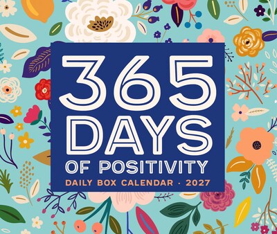 2027 Willow Creek 365 Days of Positivity 6.2" x 5.4" Daily Day-to-Day Calendar, Assorted Colors (63170)