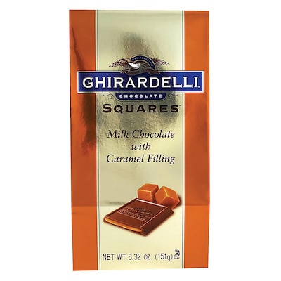 Ghirardelli Squares Milk Choc with Caramel w/ 190 pts
