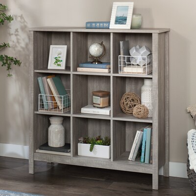 Sauder Select 42H 9-Shelf Cube Organizer, Spring Maple (433934)