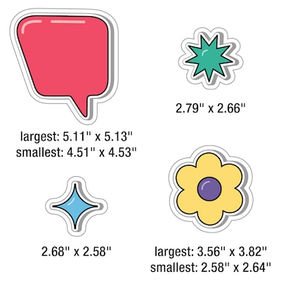 Carson-Dellosa Happily Ever Elementary Retro Remix Hello! Calling All Amazing Students Bulletin Board Set (110591)