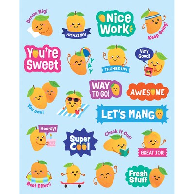 Teacher Created Resources Mango Smelly Stickers, Multicolored, 126/Pack, 6/Packs/Bundle (TCR9458-6)