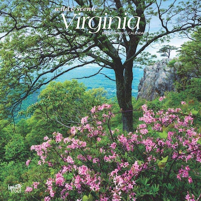 2025 BrownTrout Virginia Wild & Scenic 12 x 12 Monthly Wall Calendar (9781975475864)