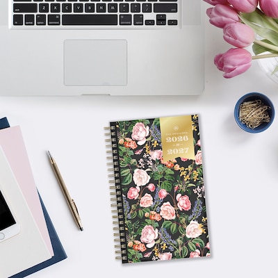 2026-2027 Blue Sky Day Designer Ophelia 5" x 8" Academic Year Weekly & Monthly Planner, Plastic Cover (158163)