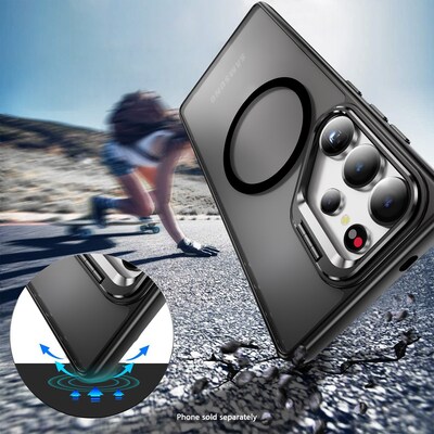 SaharaCase Venture Phone Case for Galaxy S25 Ultra, Shock Absorbing, Scorpion Black (CP00758)