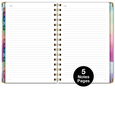 2027 Excello Brands 6" x 8" Weekly & Monthly Standard Planner, Paperboard Cover, Orchid (FSHN-CY27-58-81)