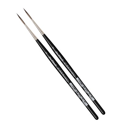 da Vinci CASANEO Watercolor & Acrylic Synthetic Rigger, 2 /Pack (DVXVA12904-2)