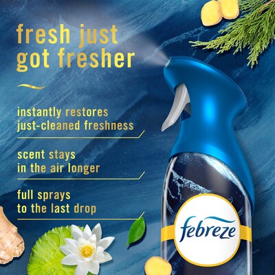 Febreze Air Mist Luxe Air Freshener Spray, Ocean Scent, 8.1 oz., 3/Pack (5549/38885)