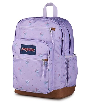 JanSport Cool Student Pastel Petals Laptop Backpack, Large, Lilac (JS0A2SDDA1Y)