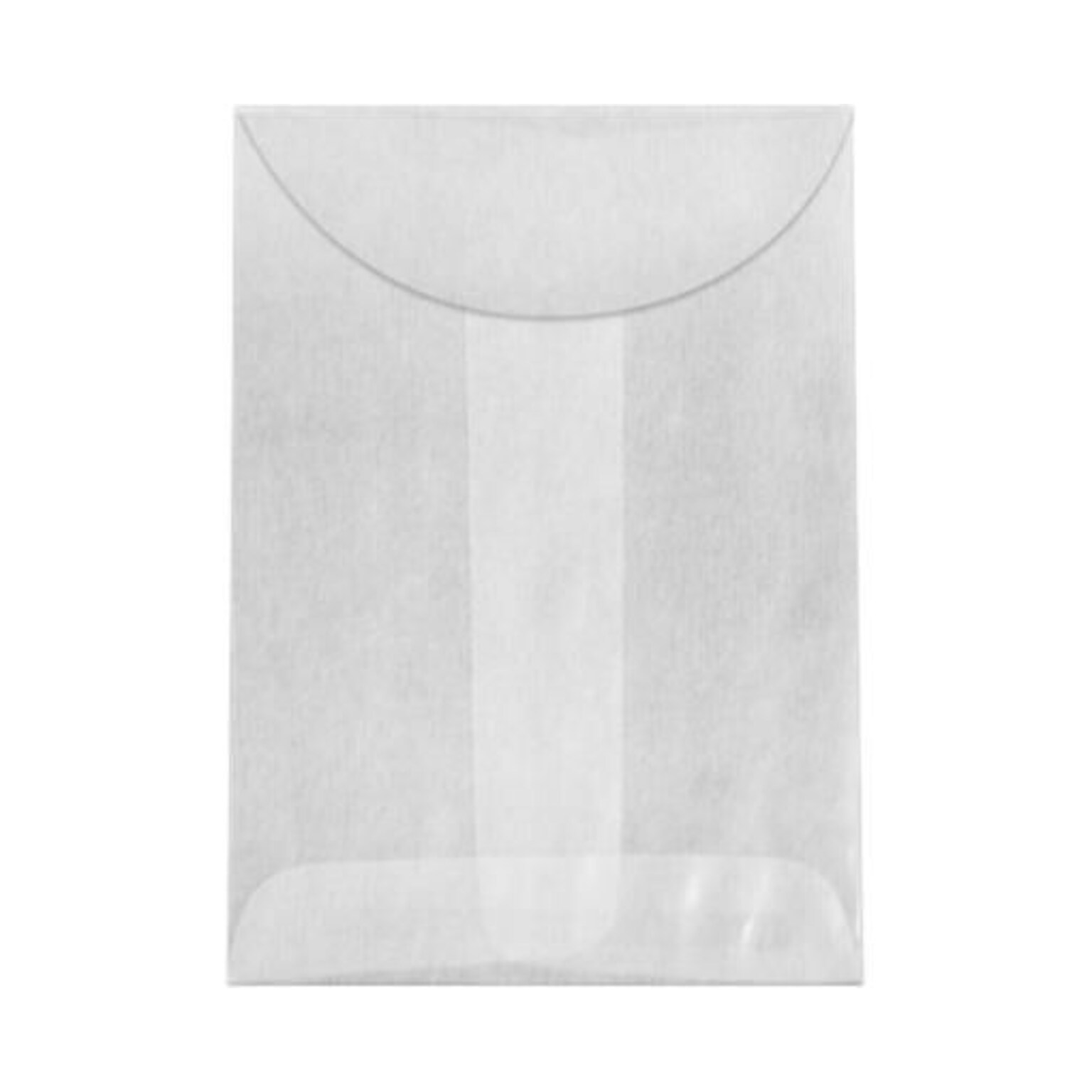JAM Paper Moistenable Glue Catalog Envelope, 2 1/4 x 3 1/2, 100/Pack (GLASS-09-100)