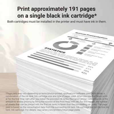 Canon 35 Black Standard Yield Ink Cartridge (1509B002)