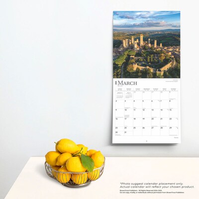 2025 BrownTrout Tuscany 12" x 12" Monthly Wall Calendar (9781975476298)
