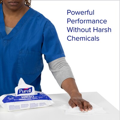 PURELL Healthcare Disinfecting Wipes, 72 Wipes/Pack  (9370-12)