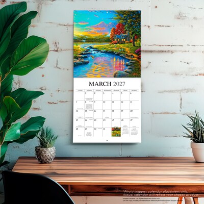 2027 BrownTrout Vintage Country 12" x 12" Monthly Wall Calendar (9781773728896)