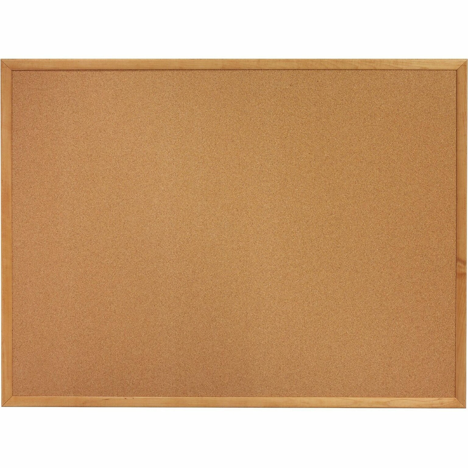 Lorell Cork Bulletin Board, 3 x 2, Brown Oak Frame (LLR19767)