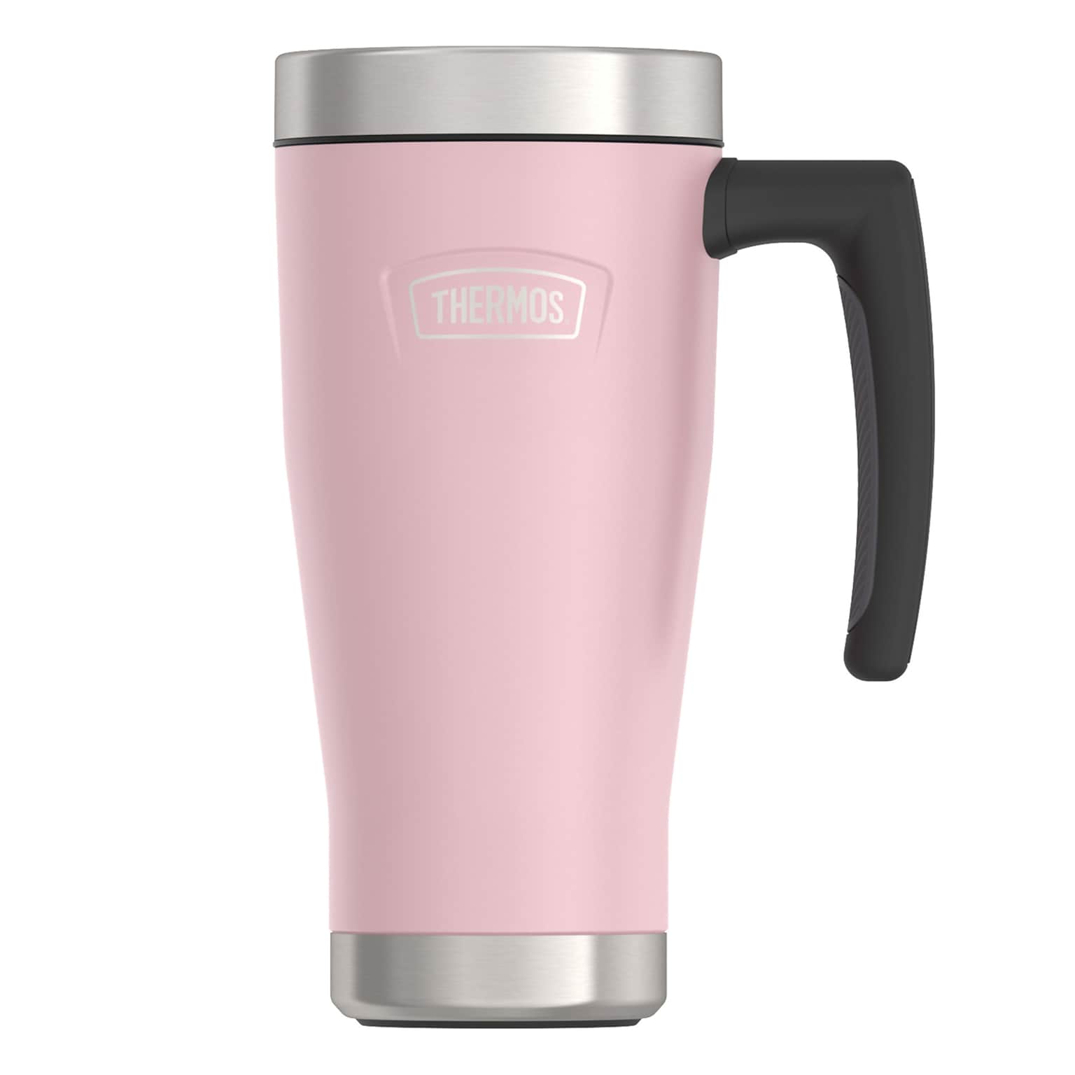 Thermos Icon Stainless Steel Travel Mug, 16 oz., Sunset Pink, (THRIS1002SP4)