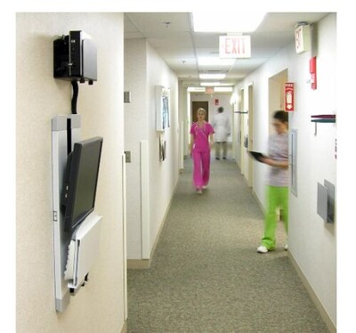 Ergotron StyleView Vertical Lift Adjustable High Traffic Area, 24" Screen Support, White (60-593-216)