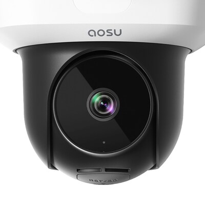 aosu Floodlight Cam Pro Outdoor Smart Security Camera, White (L5P2CA11)