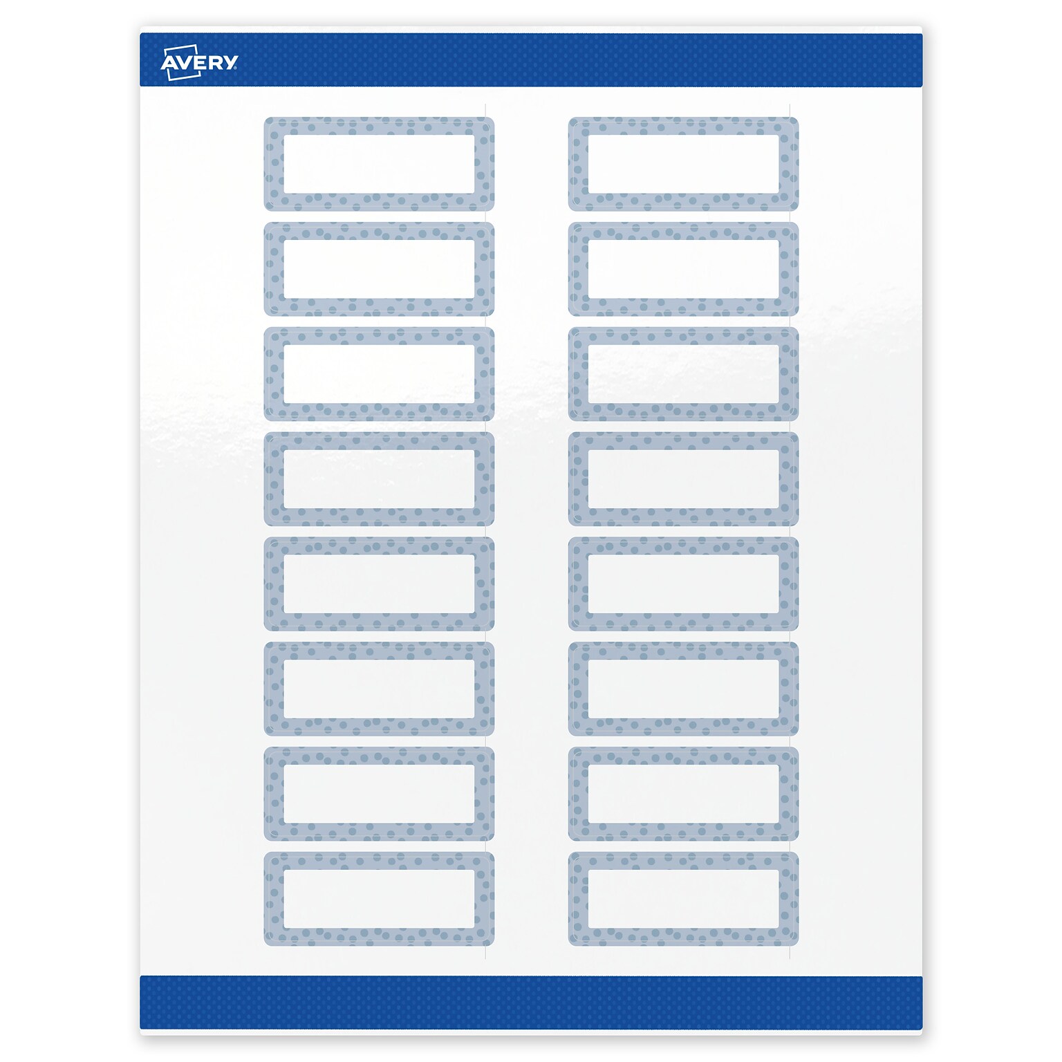 Avery Laser/Inkjet Rectangle Multipurpose Labels, 1 x 2-5/8, White, 160/Pack (S00-F8H)