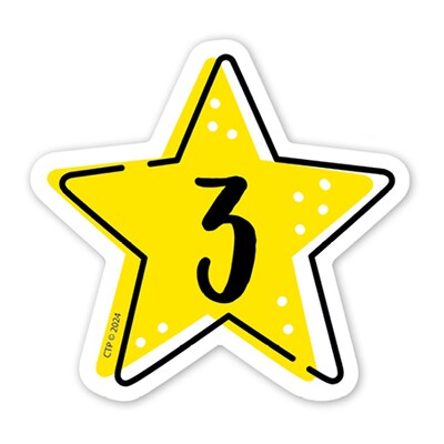 Creative Teaching Press Star Bright Calendar Days Top Classroom Decorating Accents, 35/Pack, 6 Packs/Bundle (CTP10932-6)