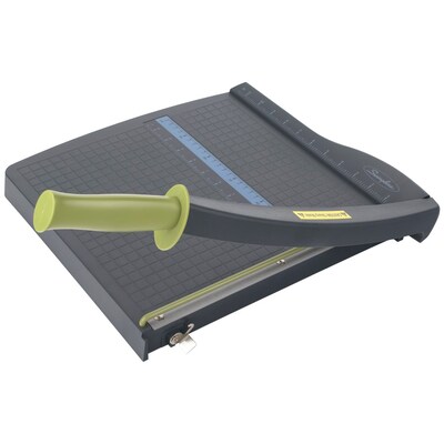 Swingline ClassicCut 12 Guillotine Paper Cutter, Gray/Lime Green (9312)
