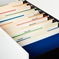 Quill Brand® Hanging File Folders, 1/5-Cut, Legal Size, Assorted, 25/Box (7389QAD)