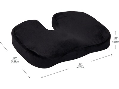 Mind Reader Harmony Collection Foam Seat Cushion, Black (SEACUSH-BLK)
