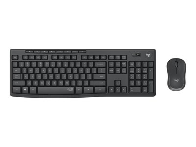 Logitech MK295 Silent Wireless Keyboard and Optical Mouse Combo, Graphite (920-009782)