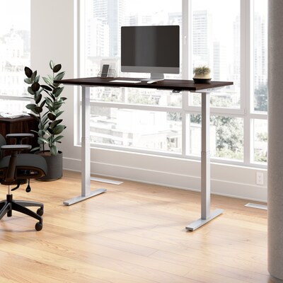 Bush Business Furniture Move 60 Series 60W Electric Height Adjustable Standing Desk, Black Walnut/C