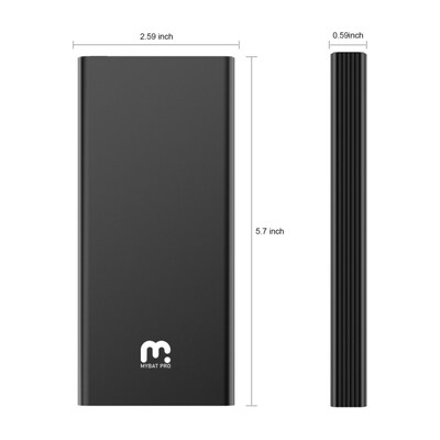 MyBat Pro Universal USB Power Bank, 10000mAh, Black (BAK00310K)