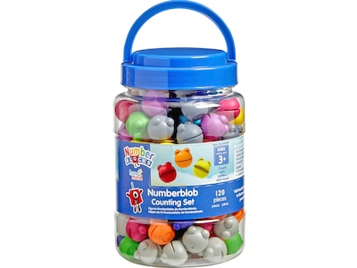 hand2mind Numberblob Counting Set, Assorted Colors (94490)