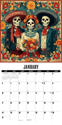 2027 Willow Creek Day of the Dead   12" x 12" Monthly Wall Calendar (59982)