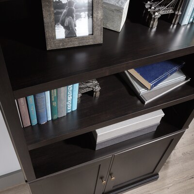 Sauder Select 70"H 5-Shelf Bookcase, Estate Black (426412)