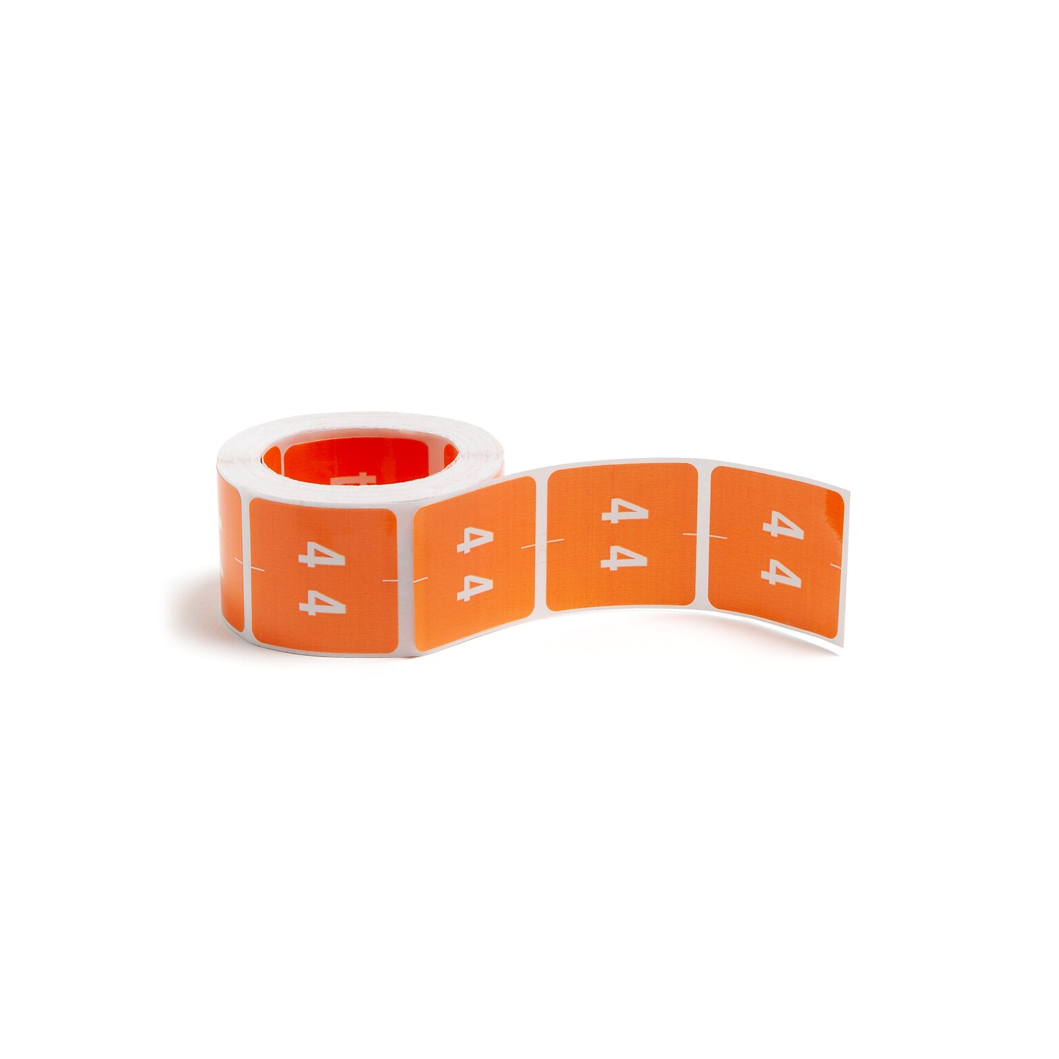 Smead DCC Labels File Folder Label, 4, Orange, 250 Labels/Pack (67424)