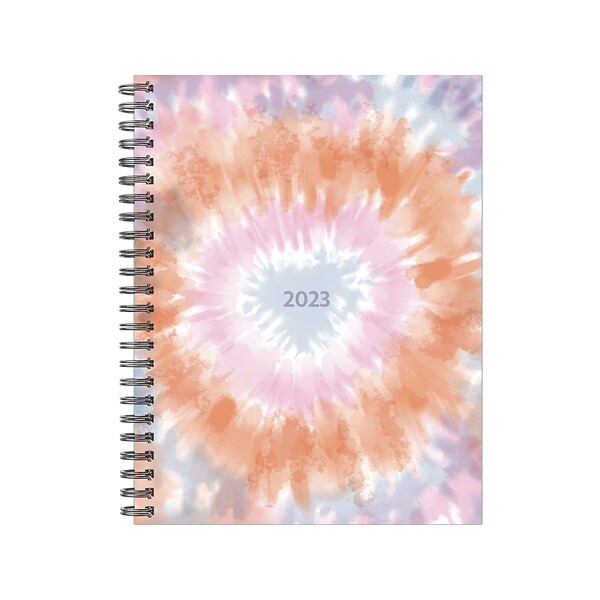 2023 Willow Creek Tie-Dye 8.5 x 11 Weekly Planner, Multicolor (30691)