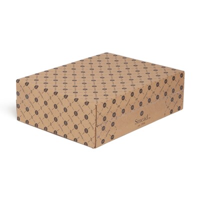 Smead 40% Recycled Fabric/Canvas File Box Attached Flip Top, 13" x 10", Beige (70232)