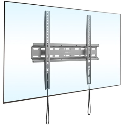 Mount-It! Fixed Wall TV Mount for LCD (Low Profile Slim), Lockable, Screen Size: 32"-55", 77 lbs. Max. (MI-3050)