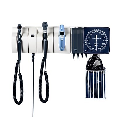 Viva Comfort Integrated Diagnostic Wall System w/Ophthalmoscope, Otoscope, Thermometer, Sphygmomanometer, Specula Dispenser