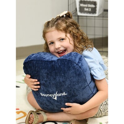 Bouncy Bands Sensory Weighted Soft Squeeze Pillow, Blue (BBALPP6BU)