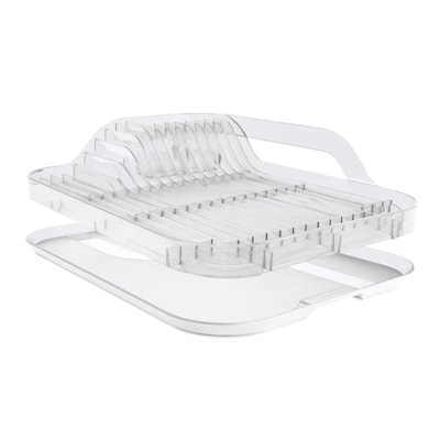 Better Houseware Plastic Dish Rack, Clear (BTH3421)