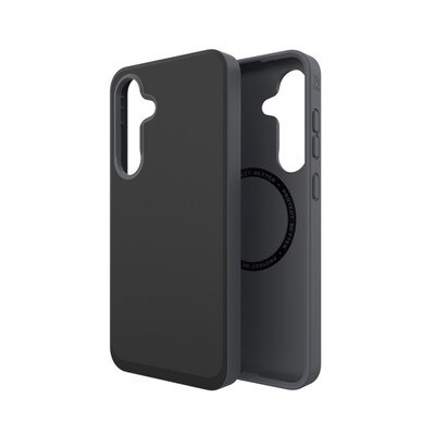 Zagg SoHo Snap MagSafe Phone Case for Samsung Galaxy S24 FE, Shock Absorbing, Black (702316625)