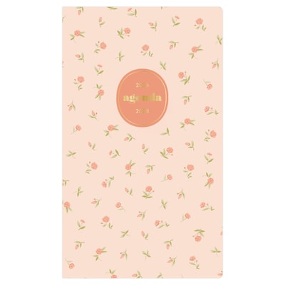 2026-2027 Blue Sky Sincerely Jules Cami Peach 6 x 3 Academic Year Monthly Planner, Plastic Cover (159099)