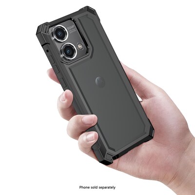 SaharaCase Raider Series GRIP Case for Motorola Moto G Power 5G, Shock Absorbing, Black (CP00785)