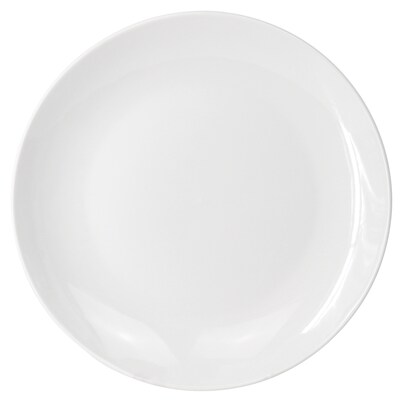 Elama Porcelain Dinner Plate Set, White, 12 Piece (935121727M)
